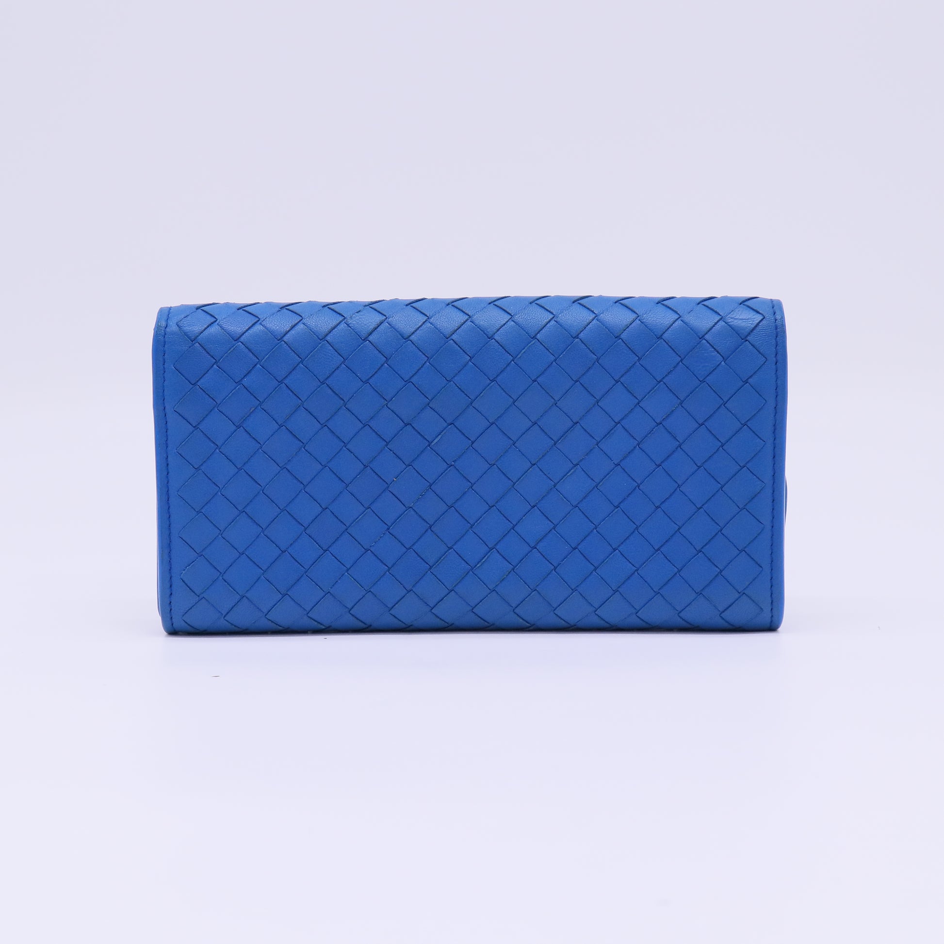 Bottega Veneta Intrecciato Long Flap Wallet W22145
