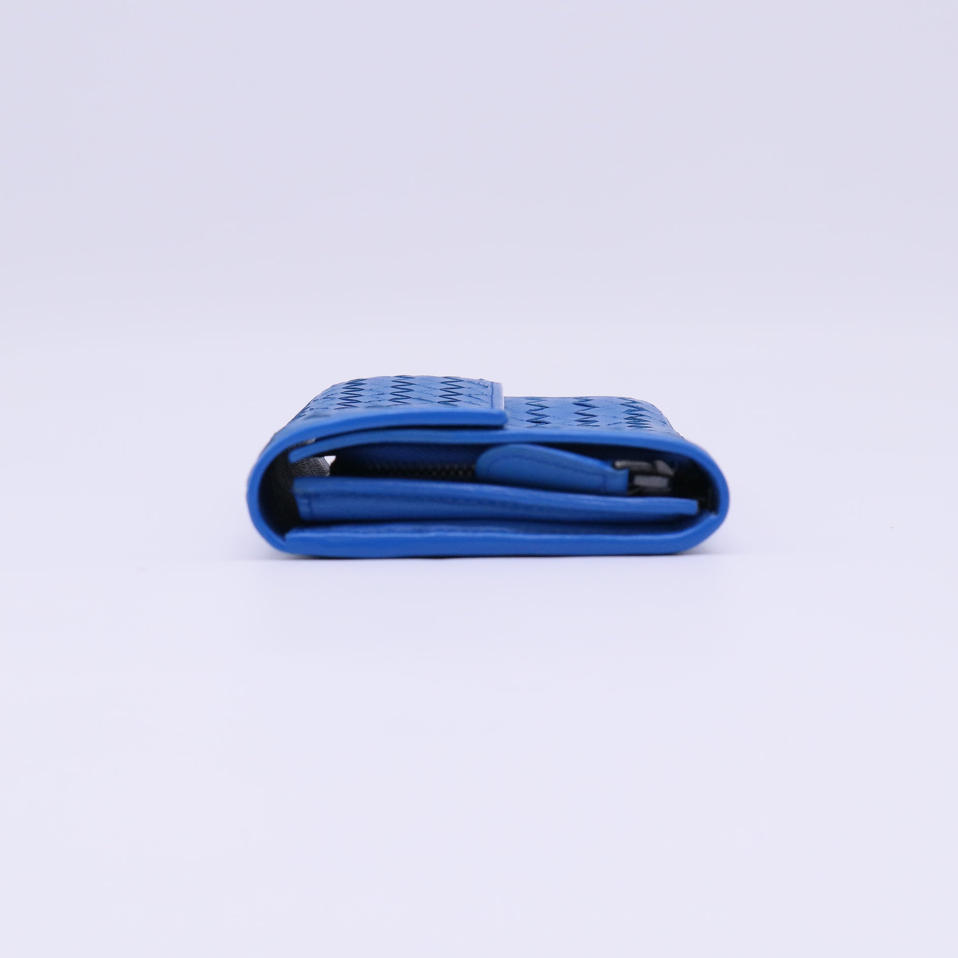 Bottega Veneta Intrecciato Long Flap Wallet W22145