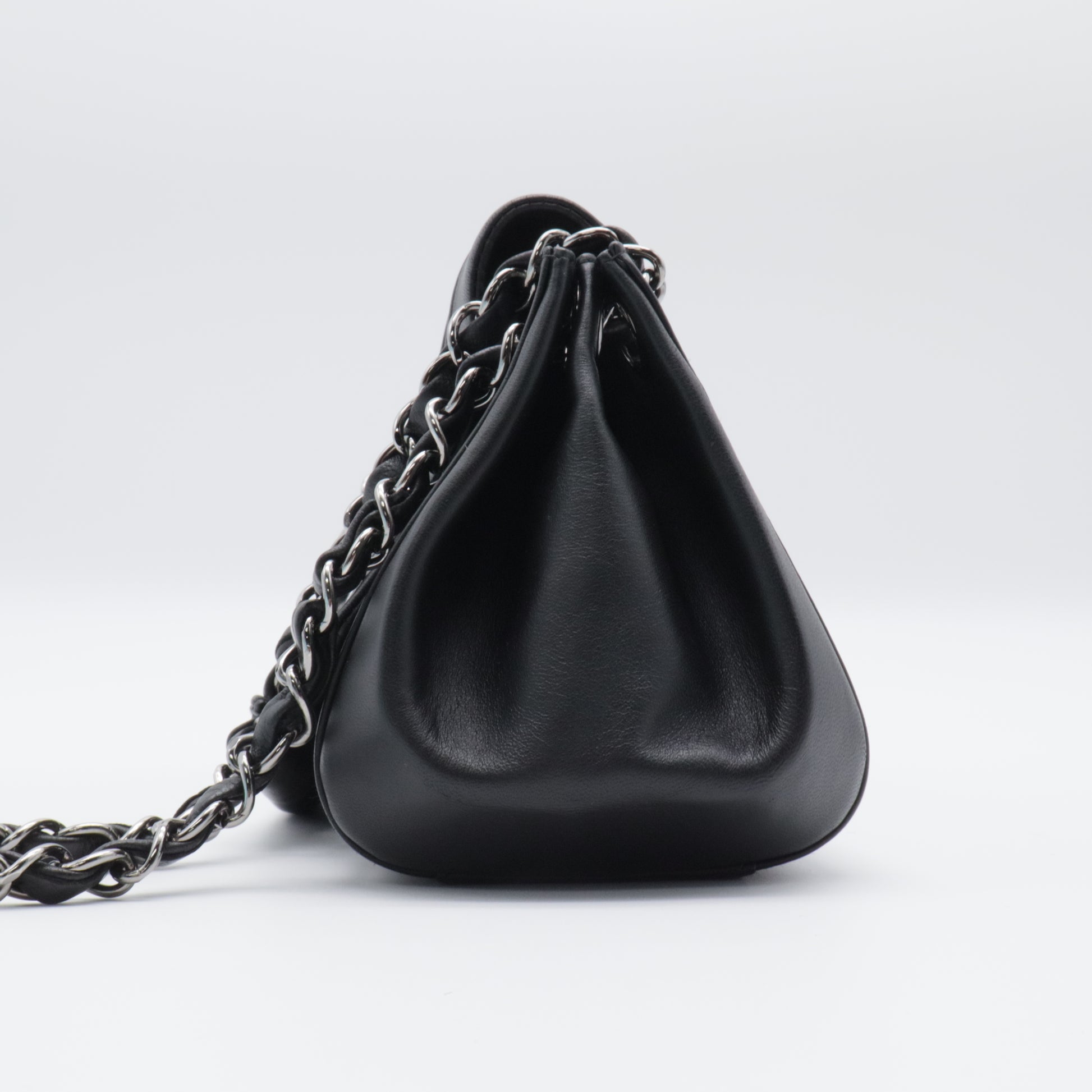 Mademoiselle Chain Shoulder Bag Black twins