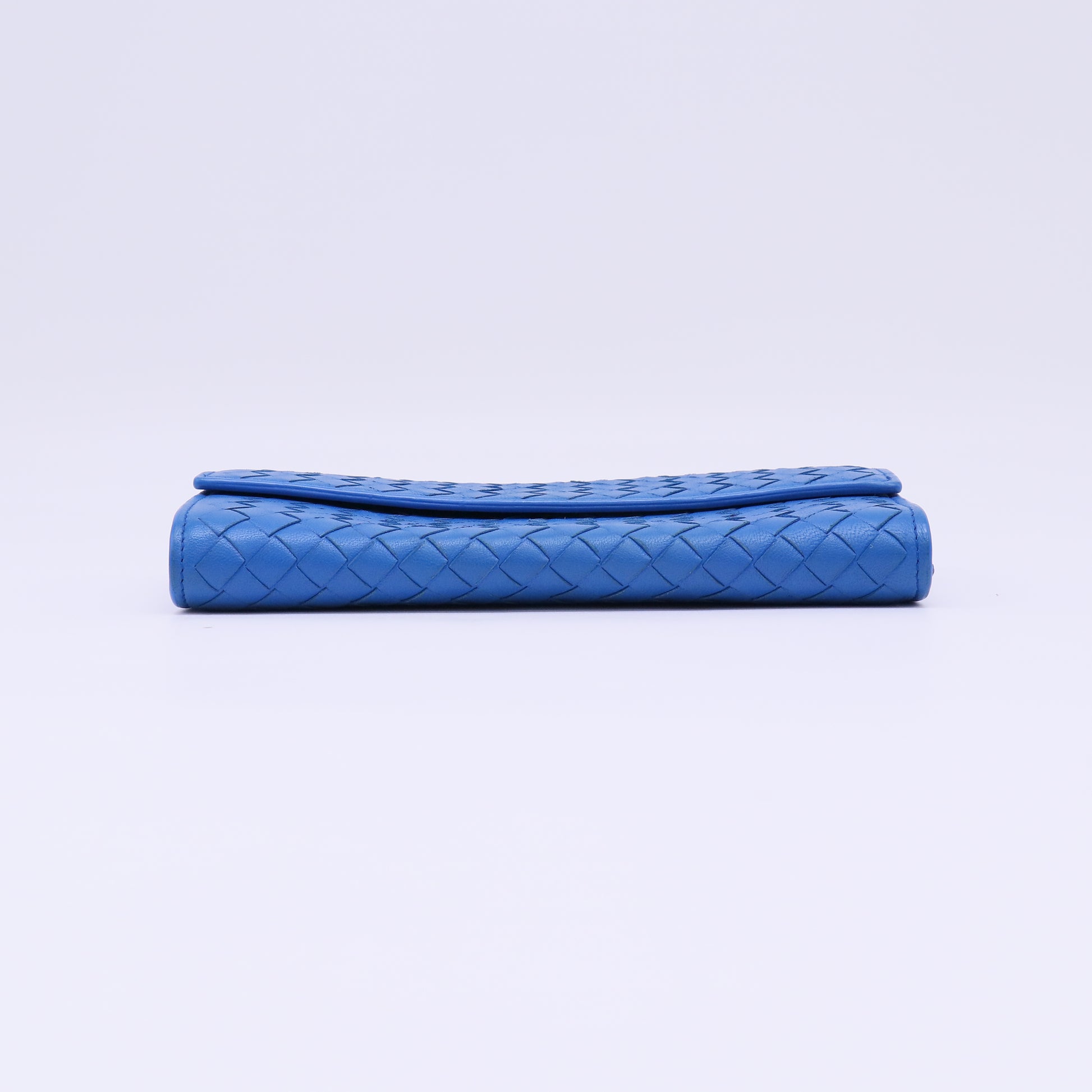 Bottega Veneta Intrecciato Long Flap Wallet W22145