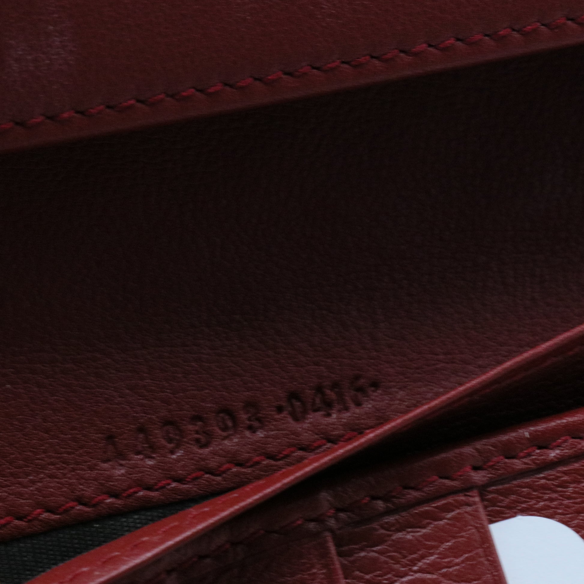 Microguccissima Continental Flap Wallet  Red