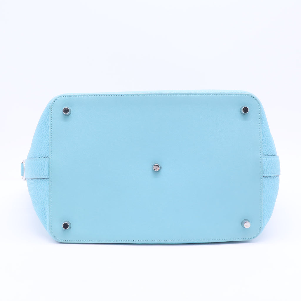 Toolbox leather handbag B12364
