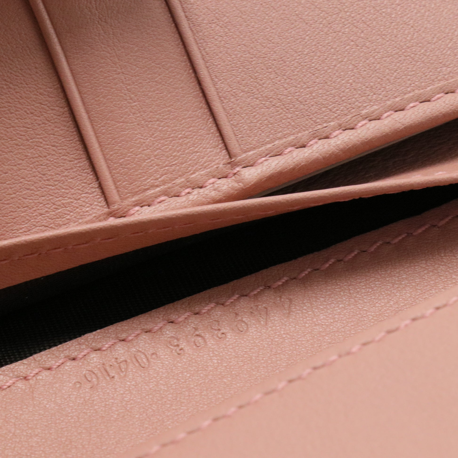 Microguccissima Continental Flap Wallet Soft Pink