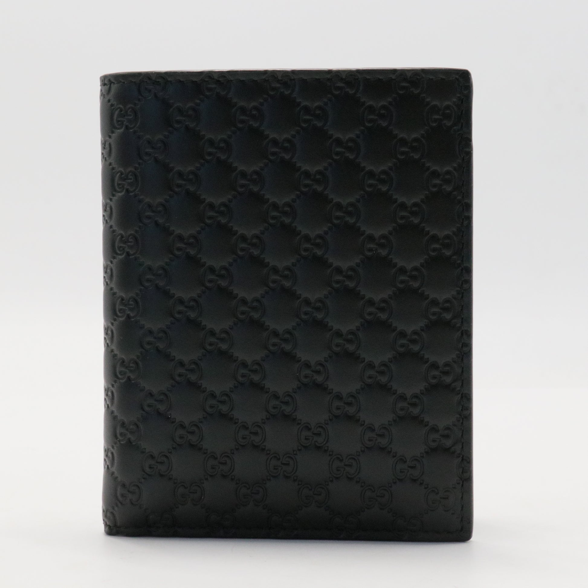 Microguccissima Pattern Leather Bifold Wallet