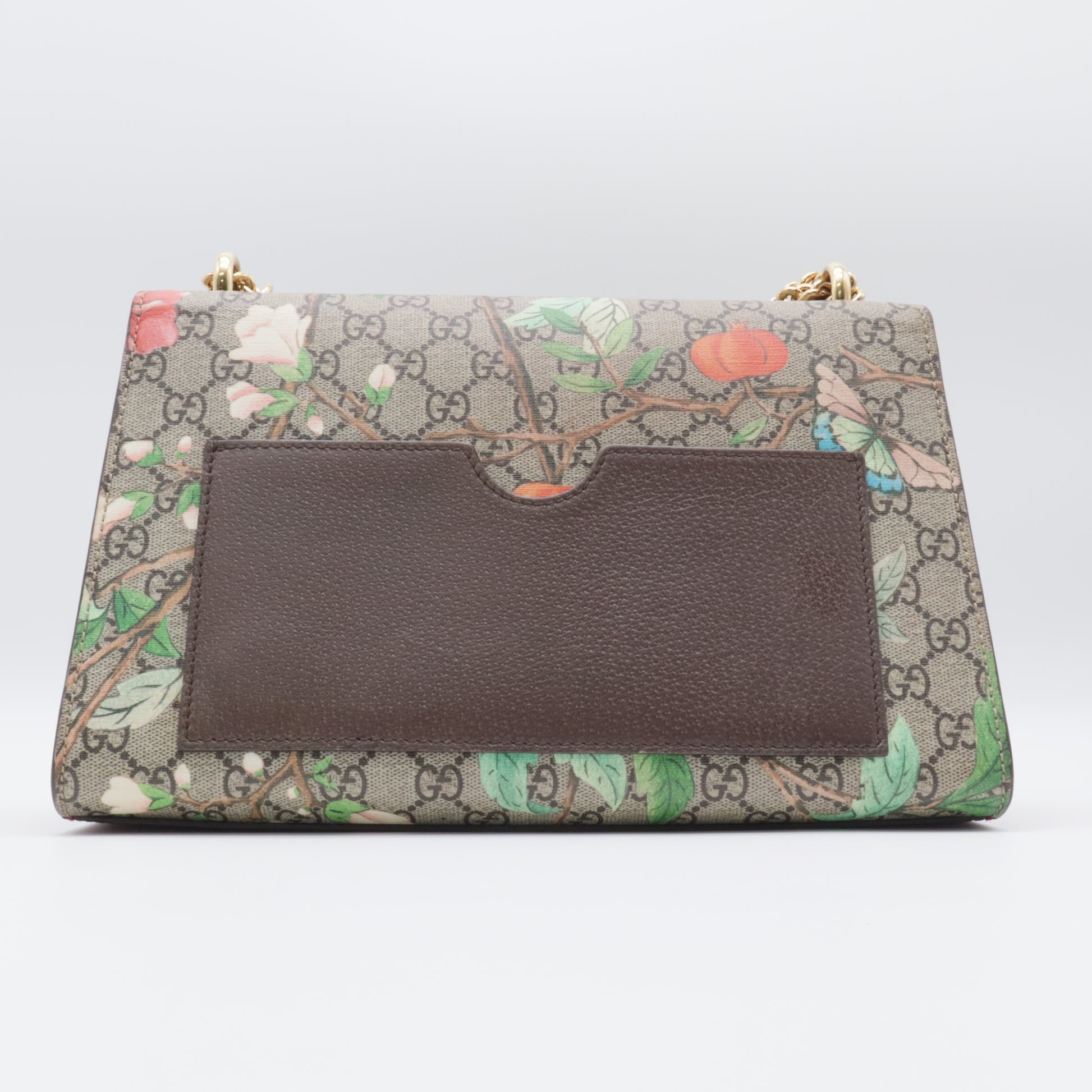 Padlock Shoulder Bag Tian Print GG Coated Canvas Medium twins