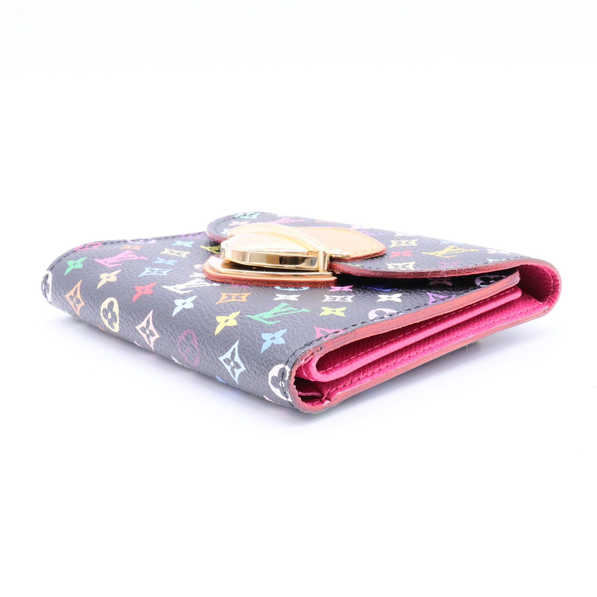 Monogram Multicolor Joey Wallet Black