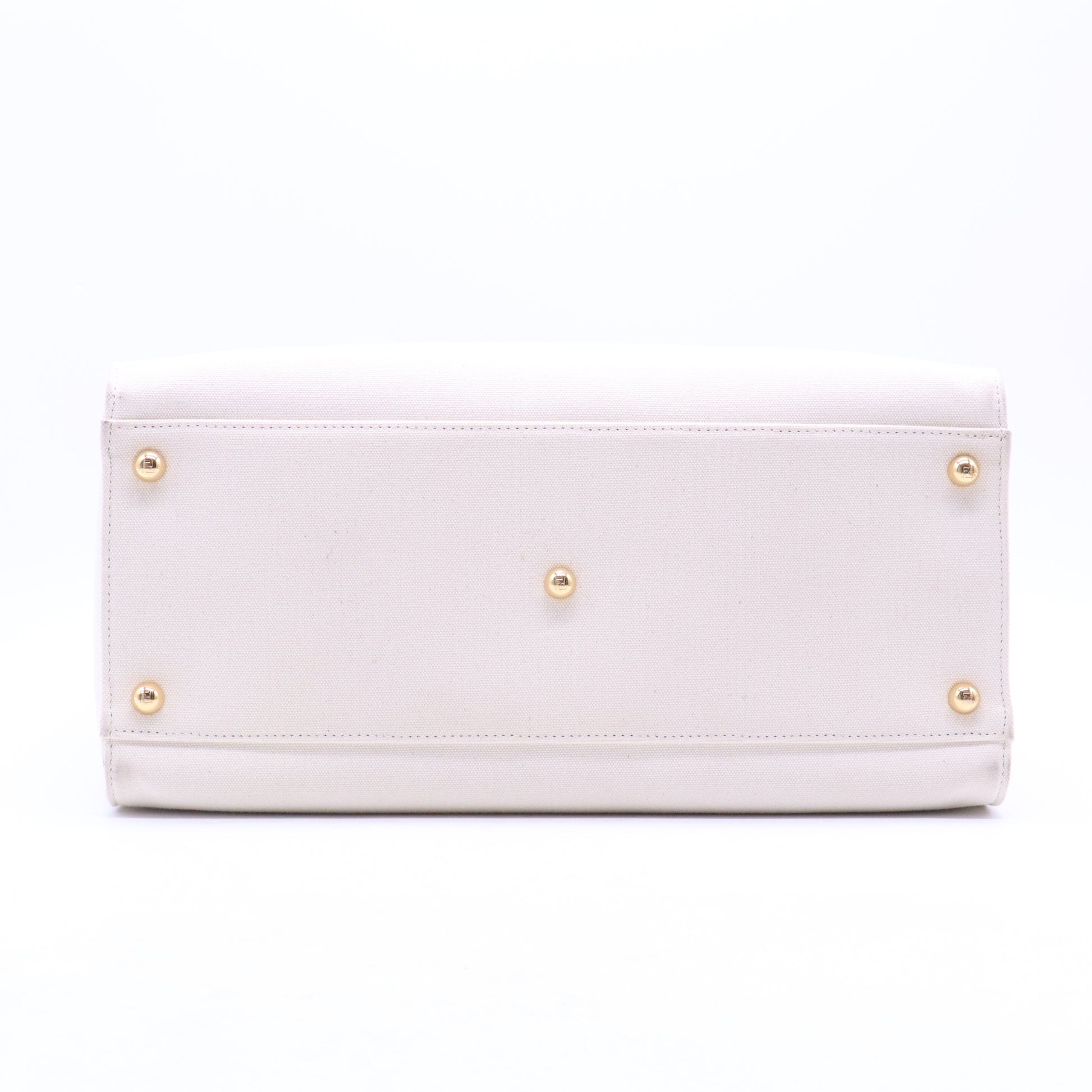 Vitello King Plexiglass Medium Fendi Sunshine Shopper Tote White Ice B21489