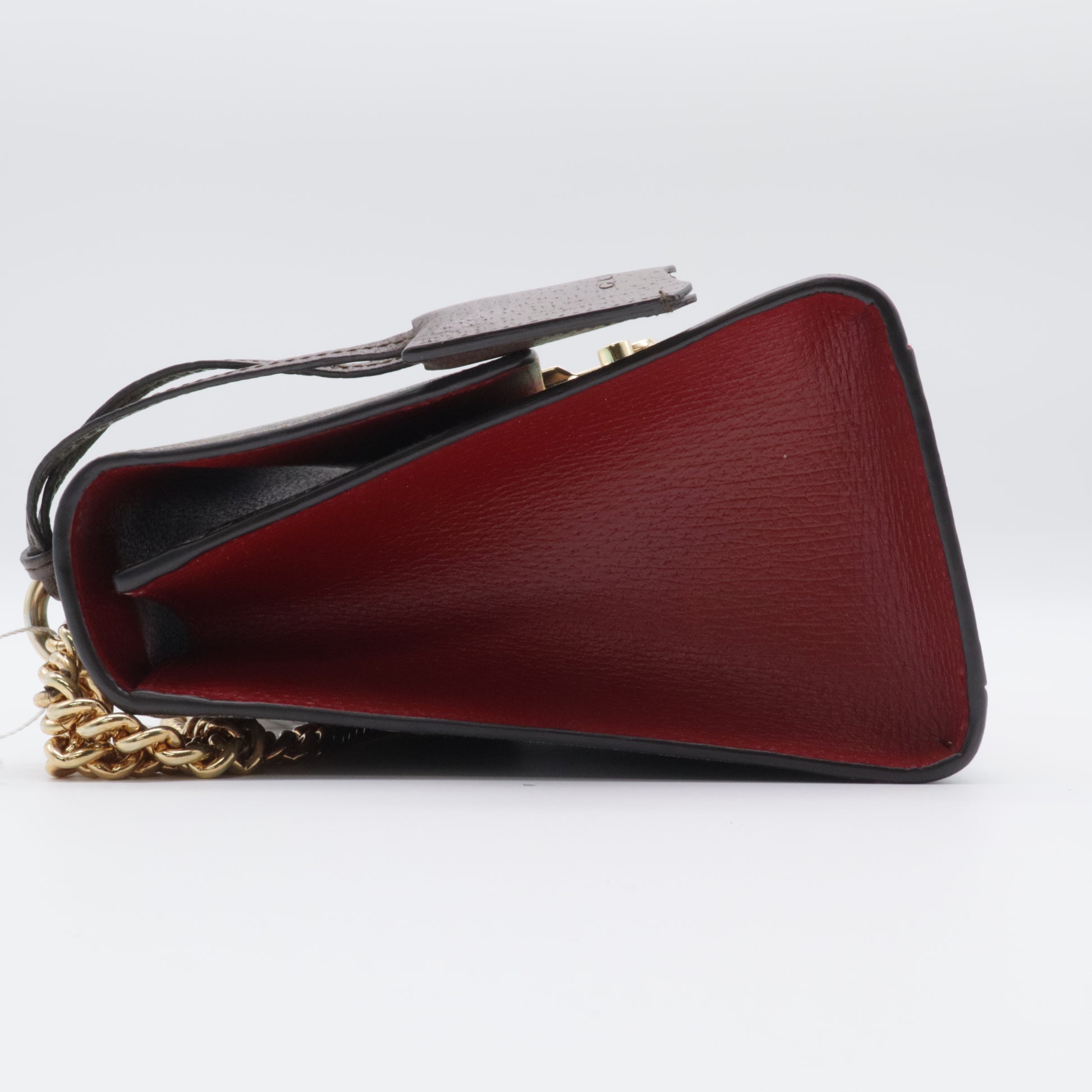Padlock Shoulder Bag Tian Print GG Coated Canvas Medium twins