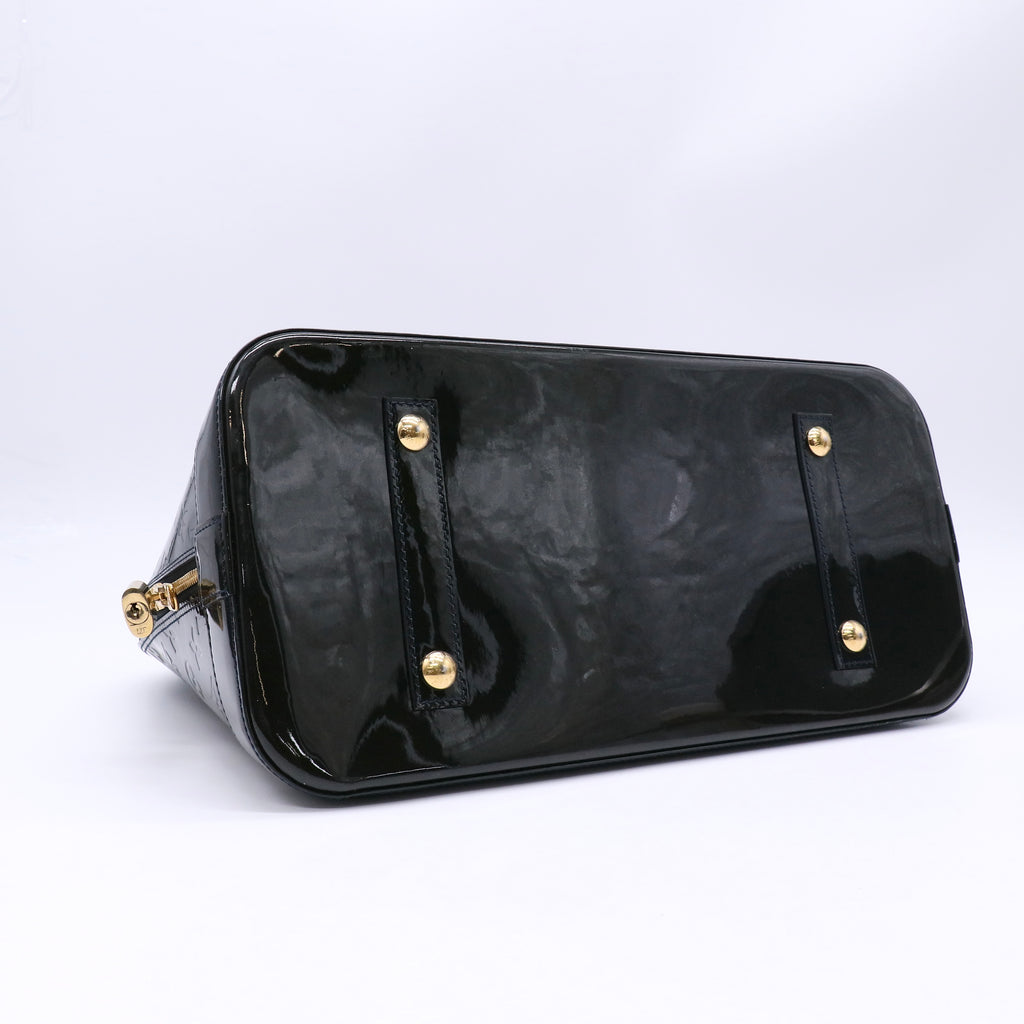 Alma Handbag Monogram Vernis GM Twins B22890