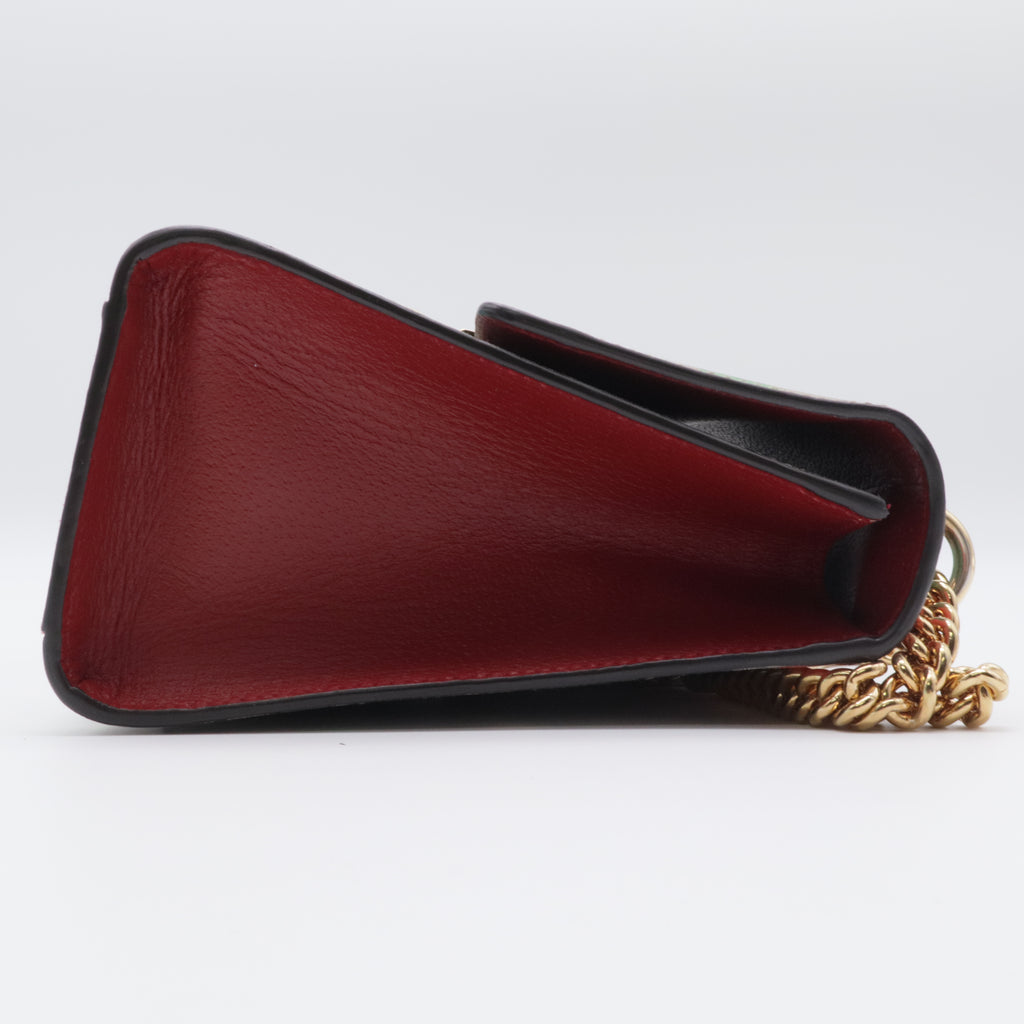 Padlock Shoulder Bag Tian Print GG Coated Canvas Medium twins