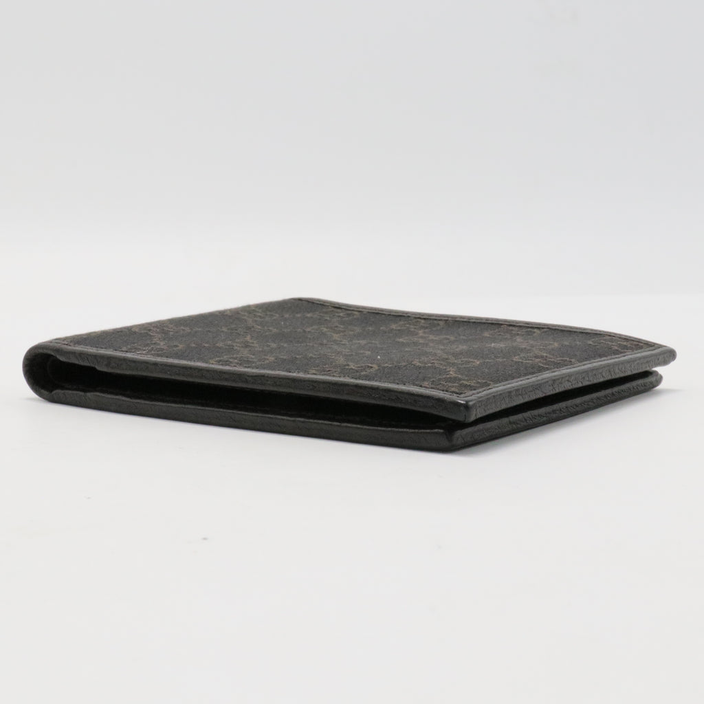 Nylon Monogram Bi-Fold Wallet Black