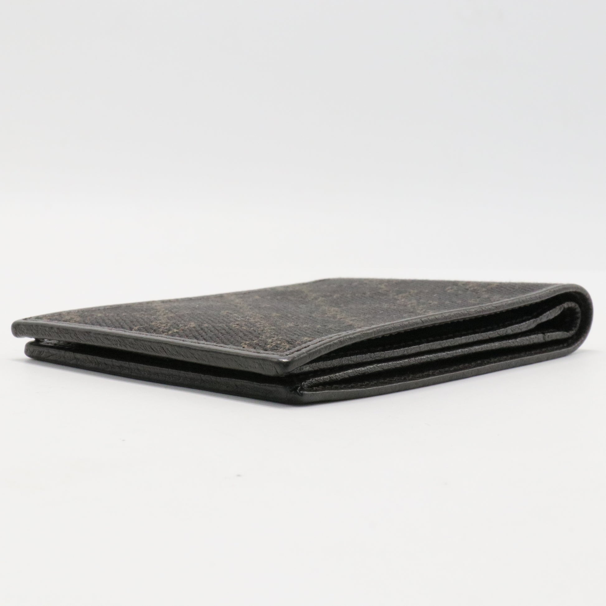 Nylon Monogram Bi-Fold Wallet Black