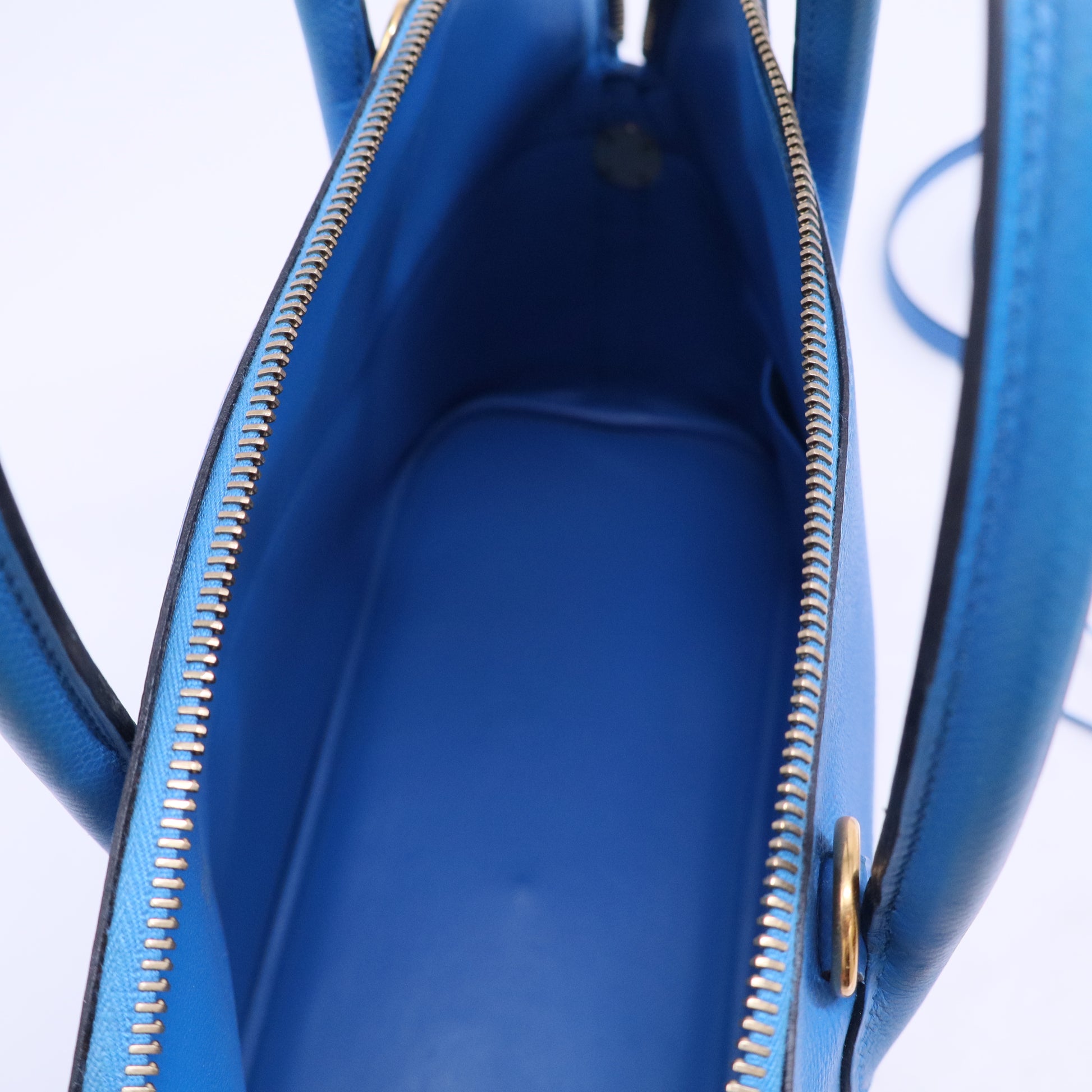 Bleu du Nord Epsom Leather Gold Plated Bolide Bag B20554