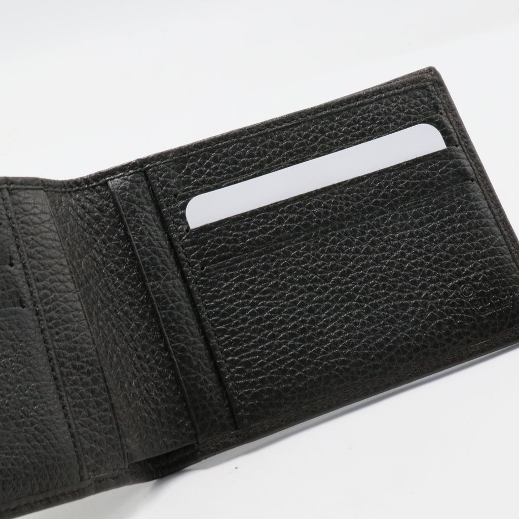 Nylon Monogram Bi-Fold Wallet Black