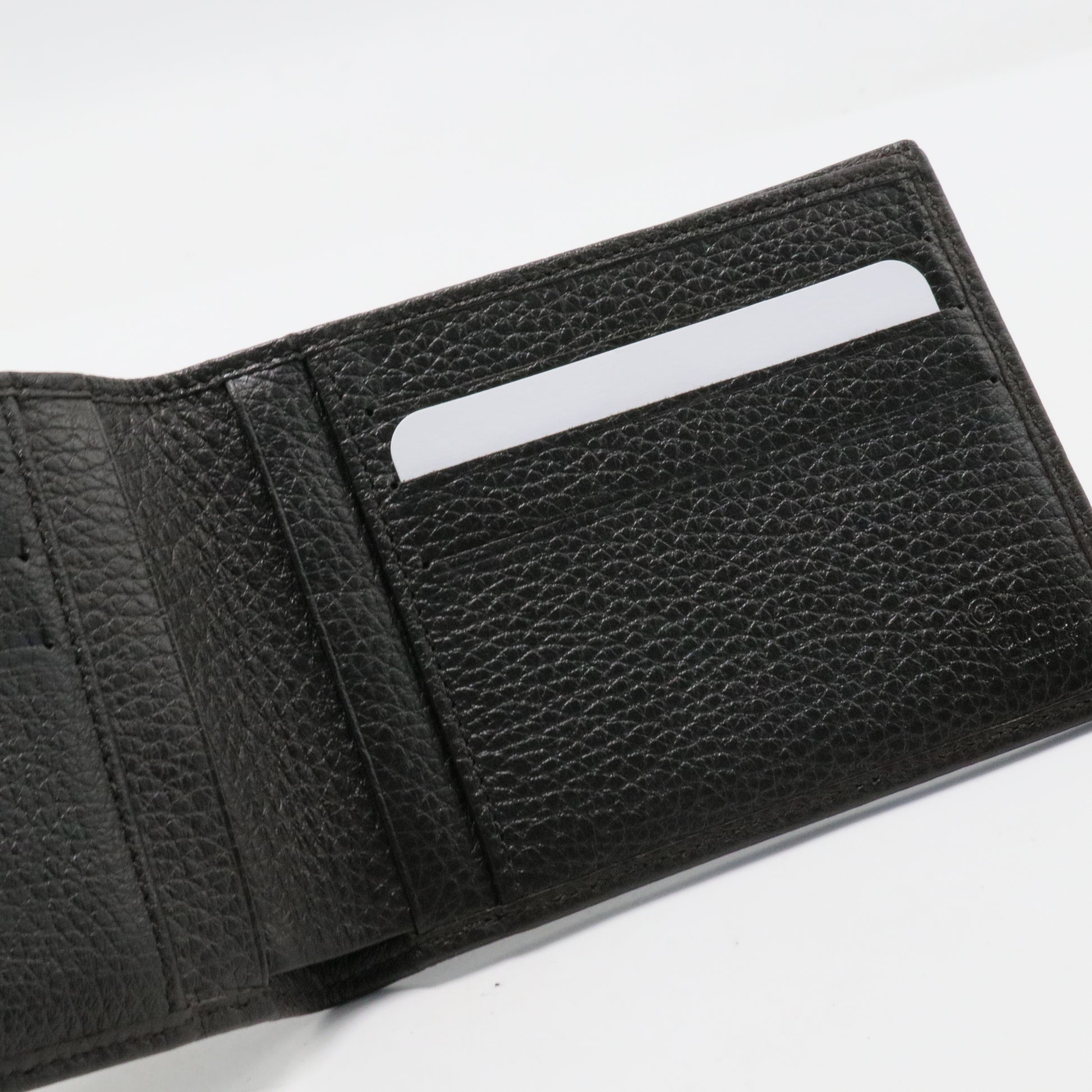Nylon Monogram Bi-Fold Wallet Black
