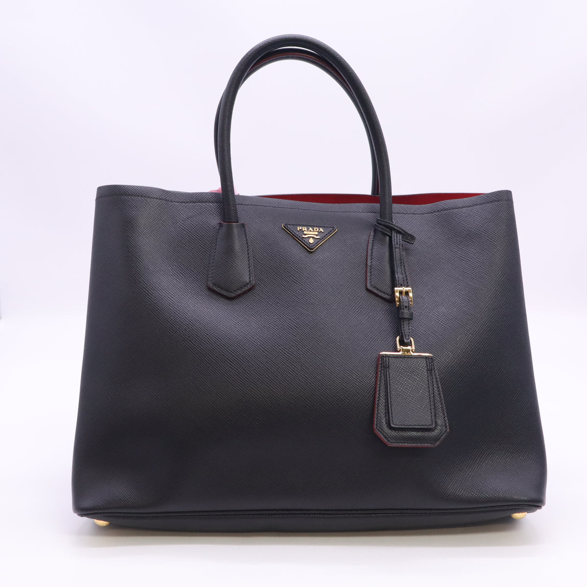 Prada Saffiano Cuir Double Bag twins LDJ6396
