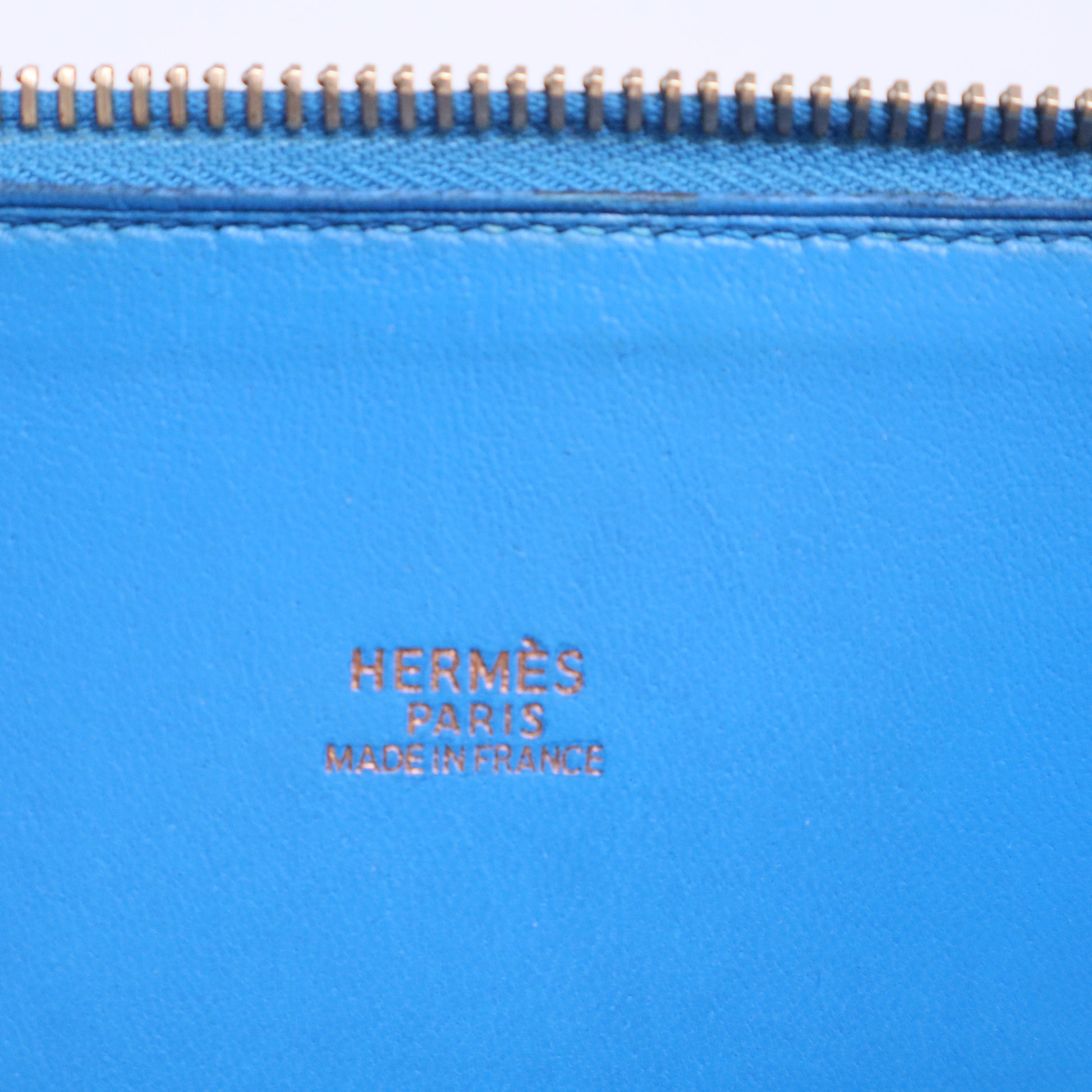 Bleu du Nord Epsom Leather Gold Plated Bolide Bag B20554