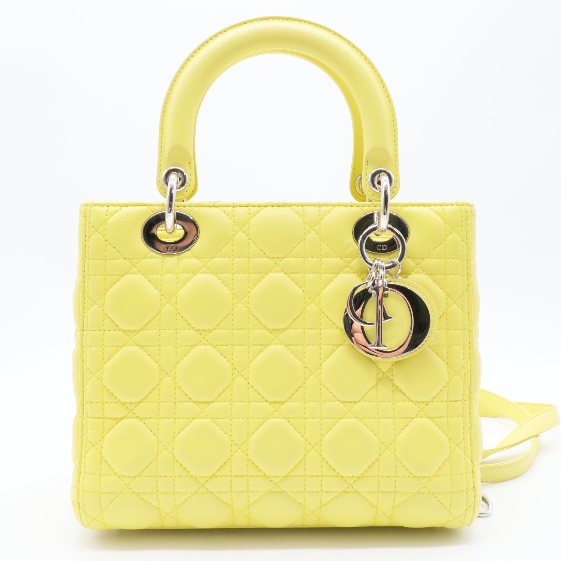 Lady Dior Bag Cannage Quilt Lambskin Medium