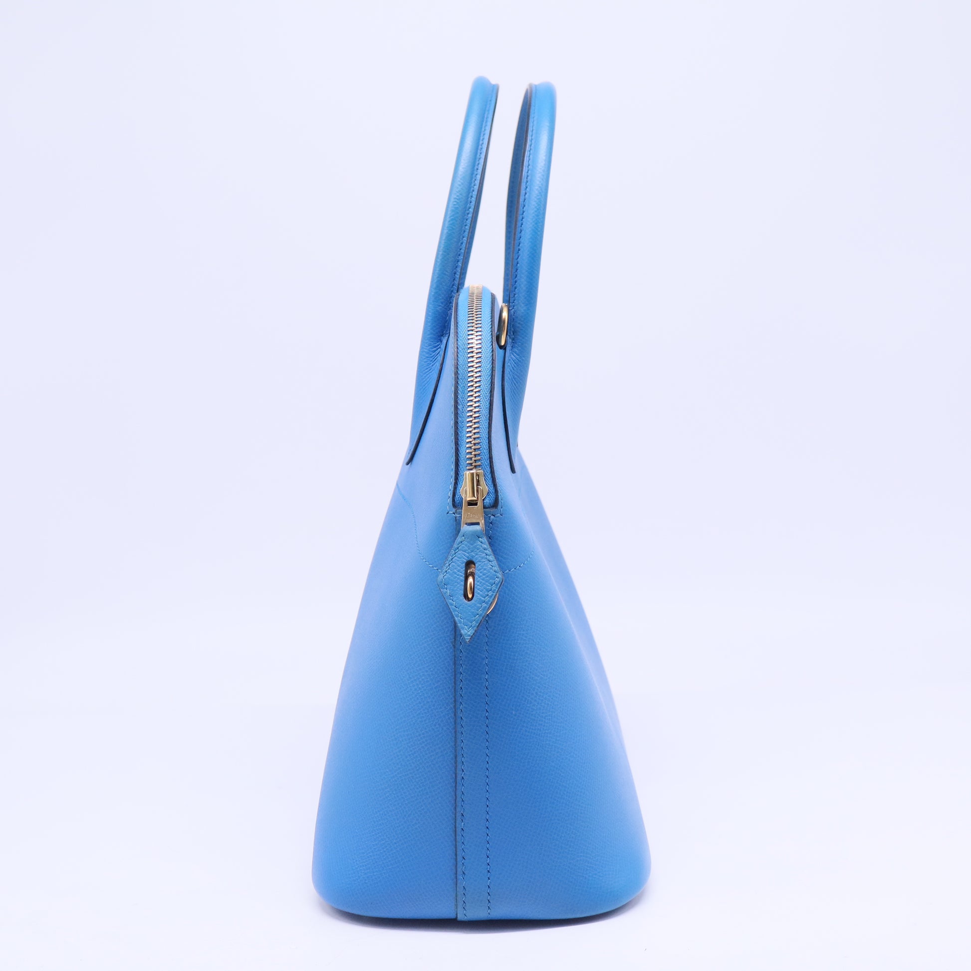 Bleu du Nord Epsom Leather Gold Plated Bolide Bag B20554