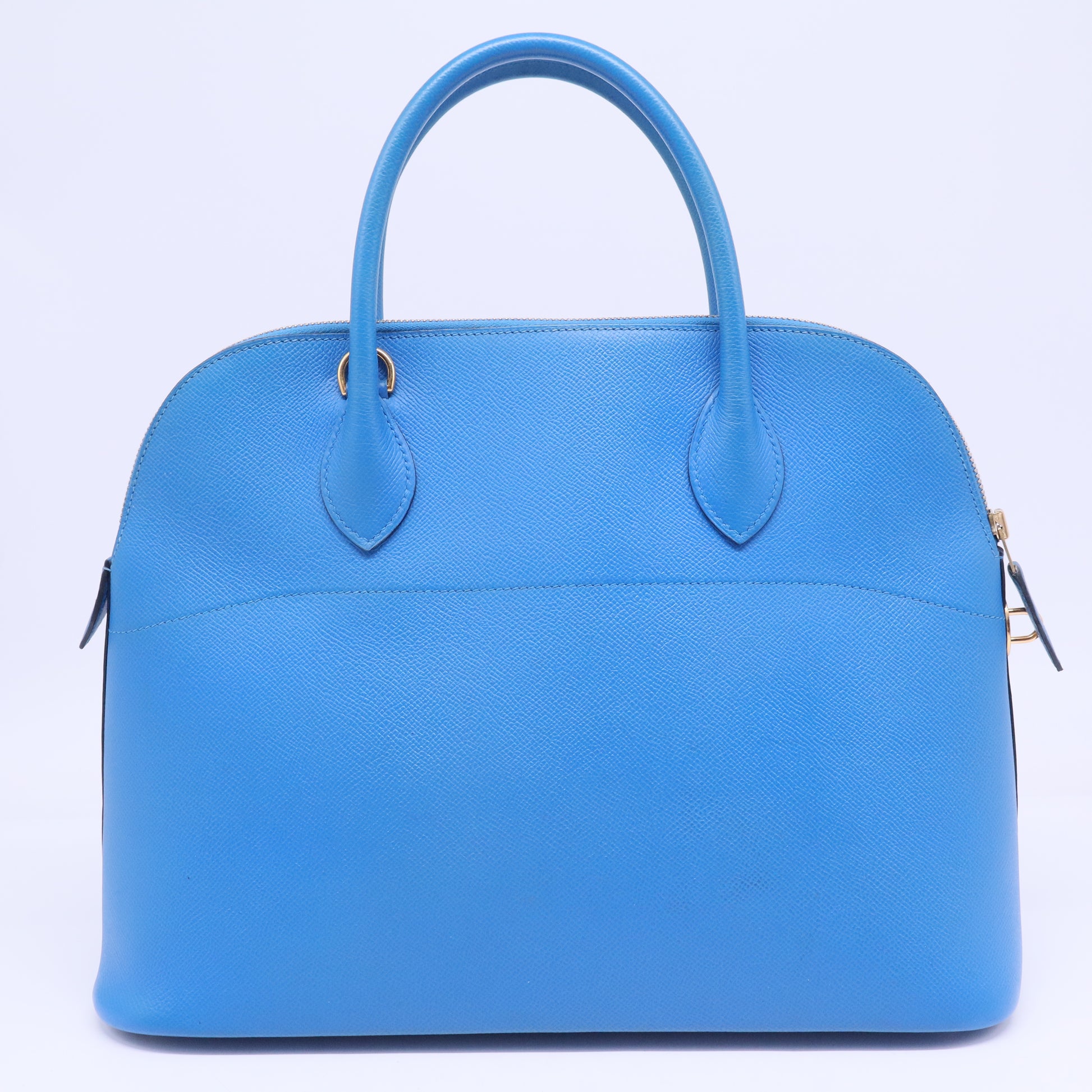 Bleu du Nord Epsom Leather Gold Plated Bolide Bag B20554