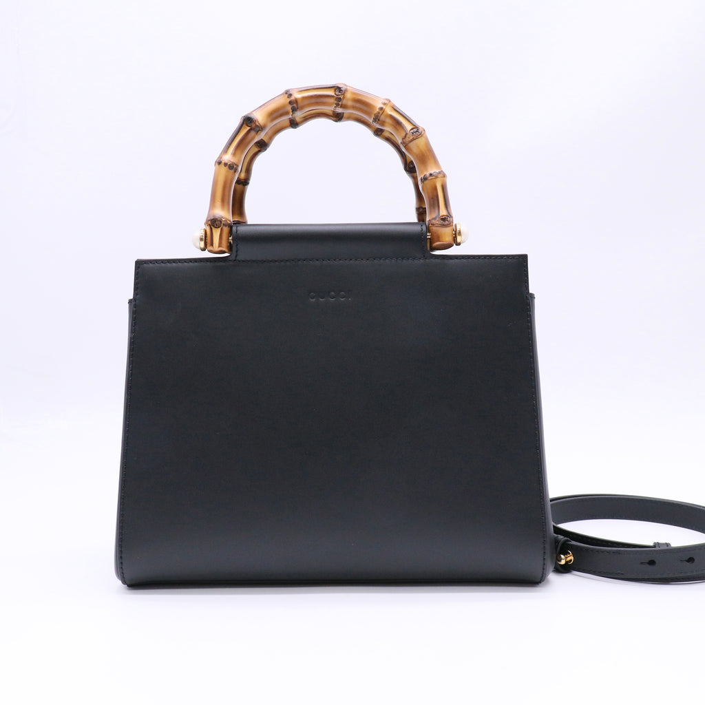 Nymphaea Top Handle Bag Leather Small Twins LDJ4702