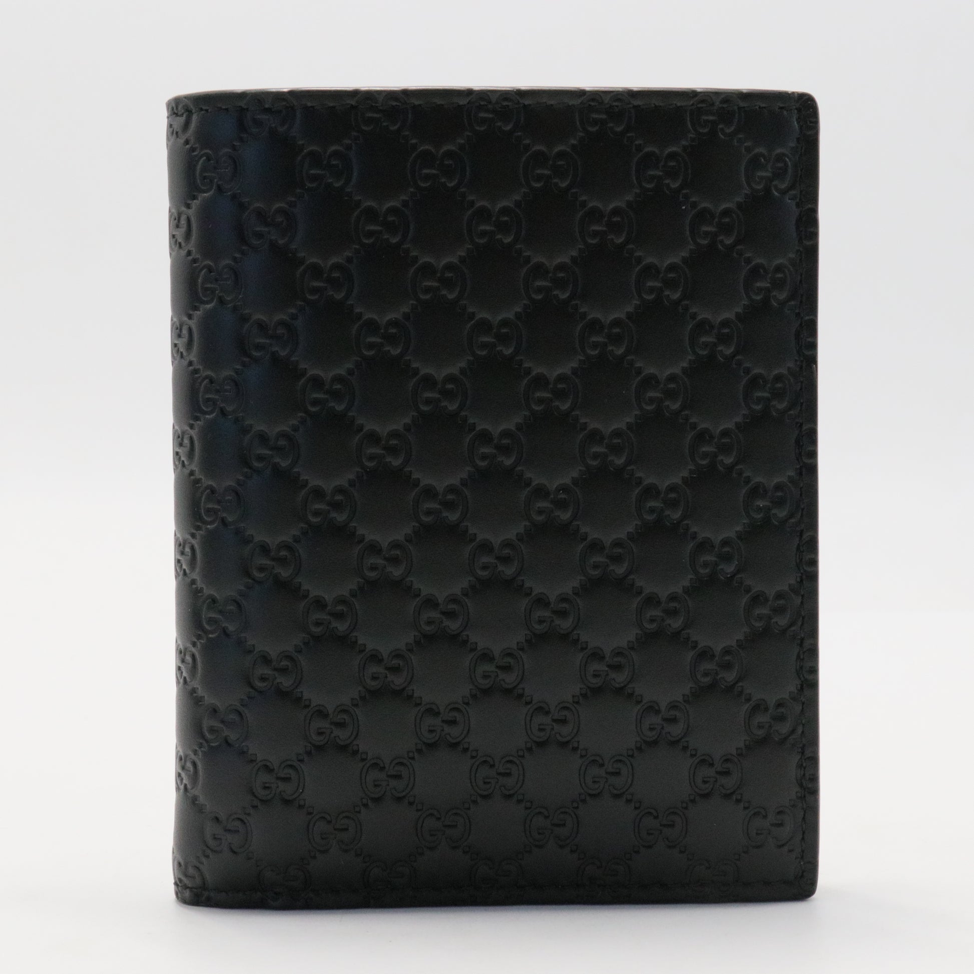 Microguccissima Pattern Leather Bifold Wallet