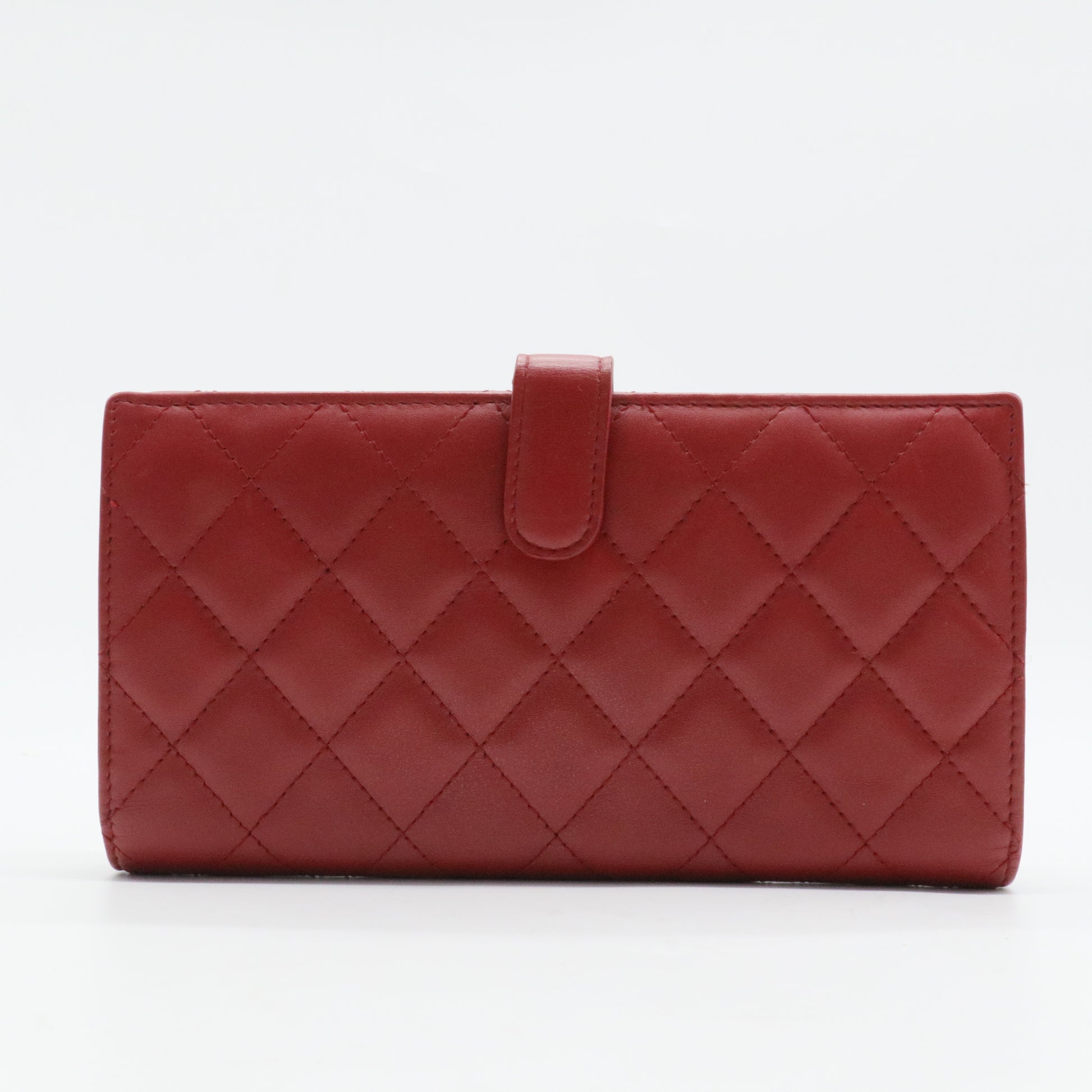 Cambon Wallet Quilted Lambskin Long