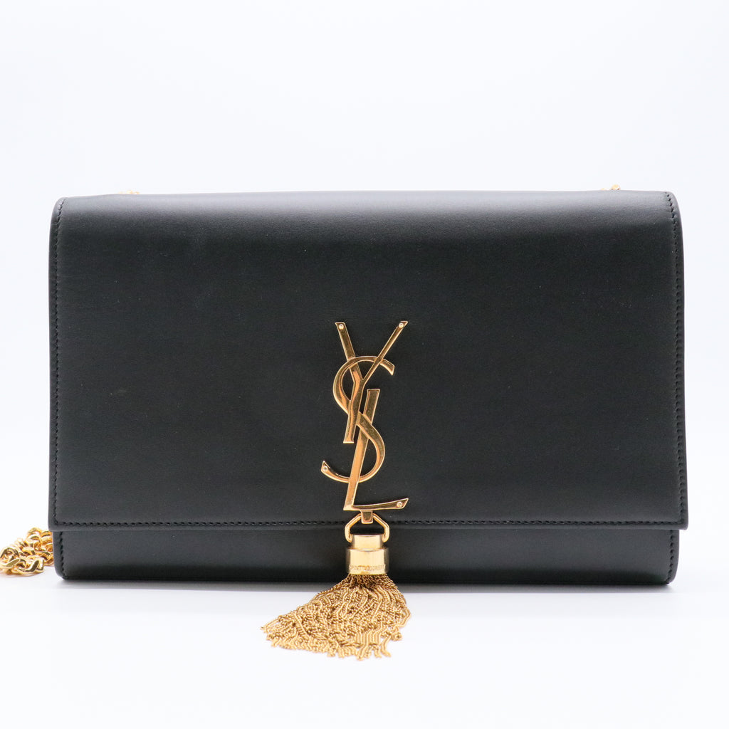 Classic Monogram Tassel Crossbody Bag Leather Medium