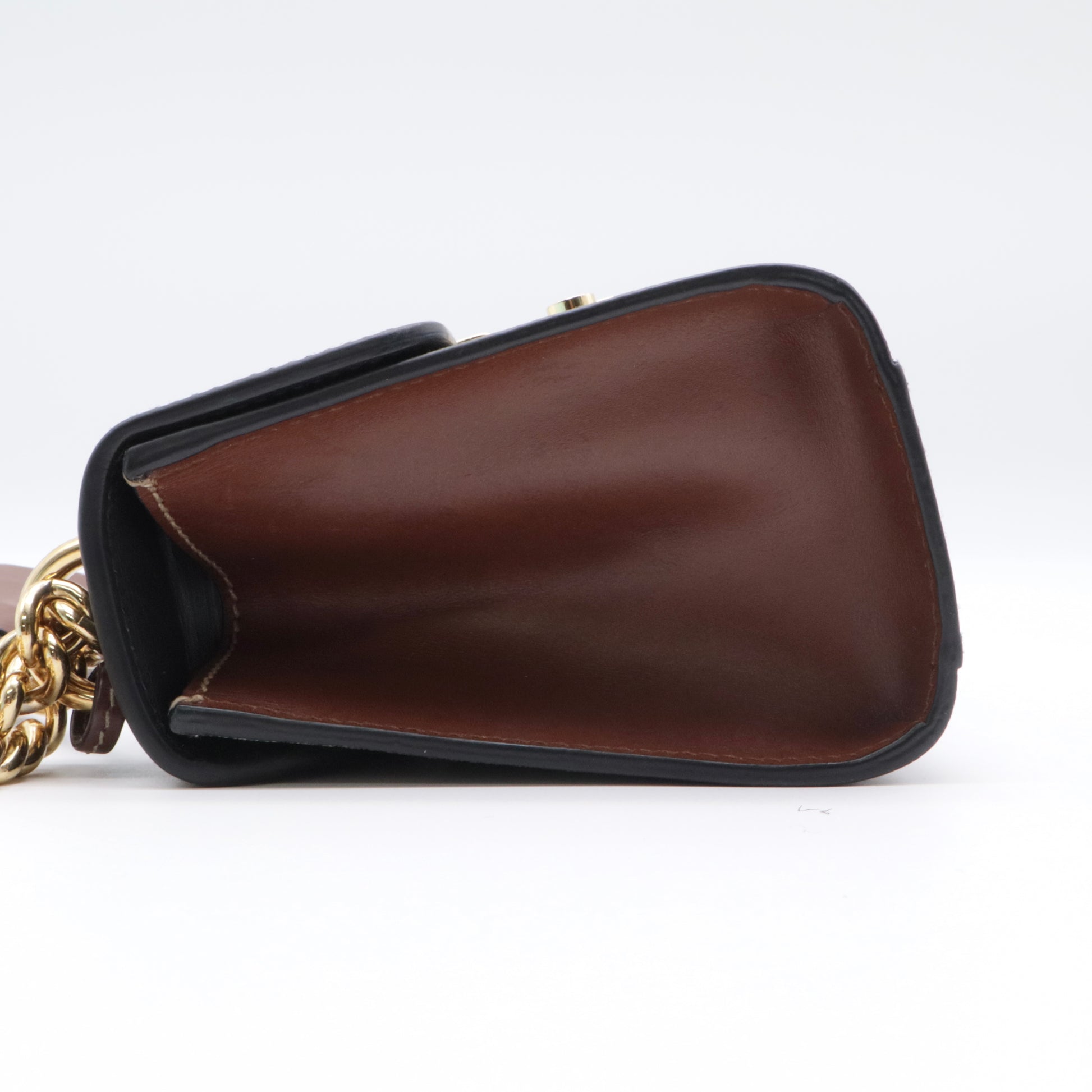 GG Supreme Monogram Calfskin Small Padlock Shoulder Bag twins