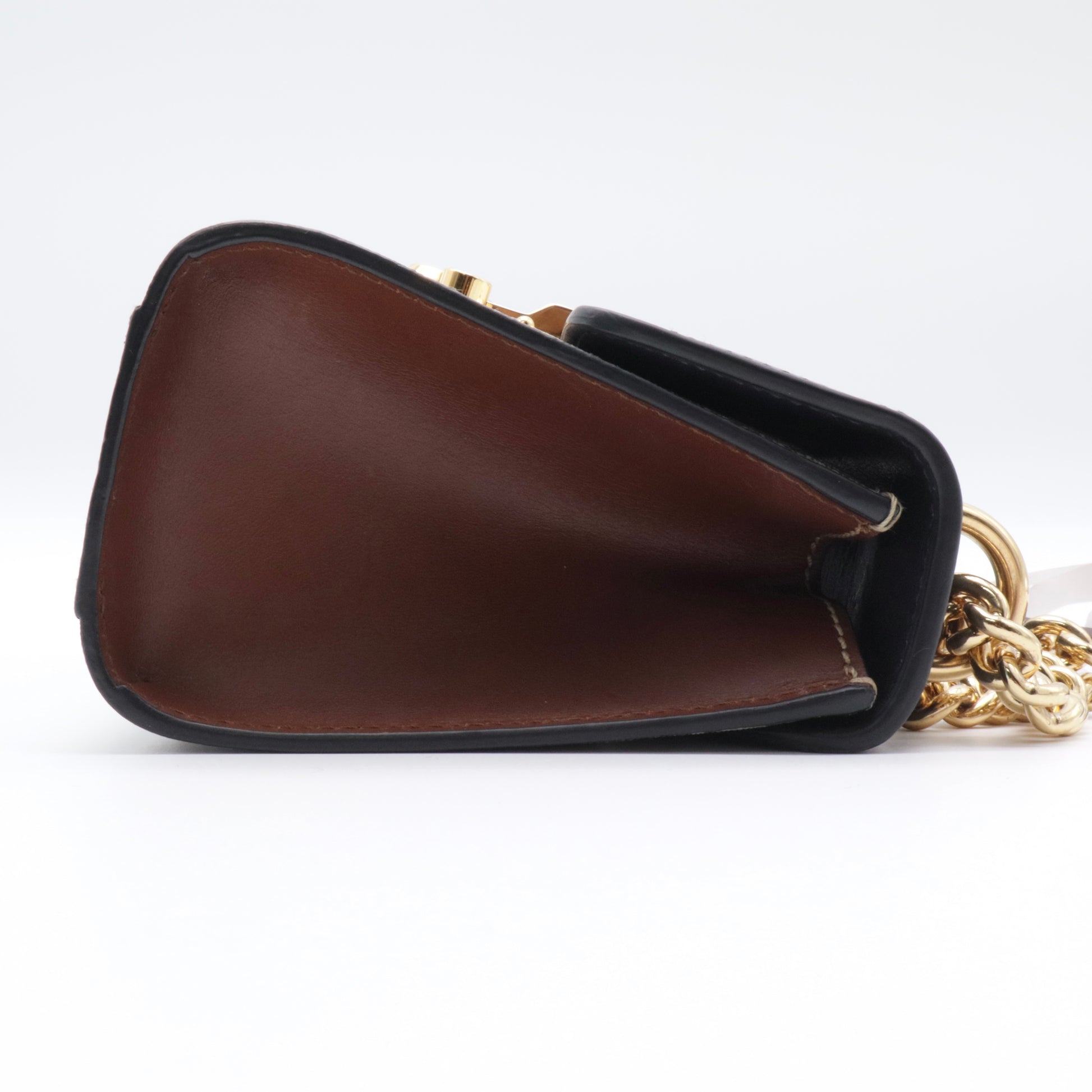 GG Supreme Monogram Calfskin Small Padlock Shoulder Bag twins