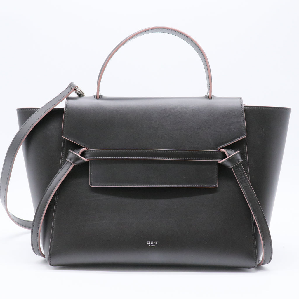 Palmelato Calfskin Mini Belt Bag Espresso