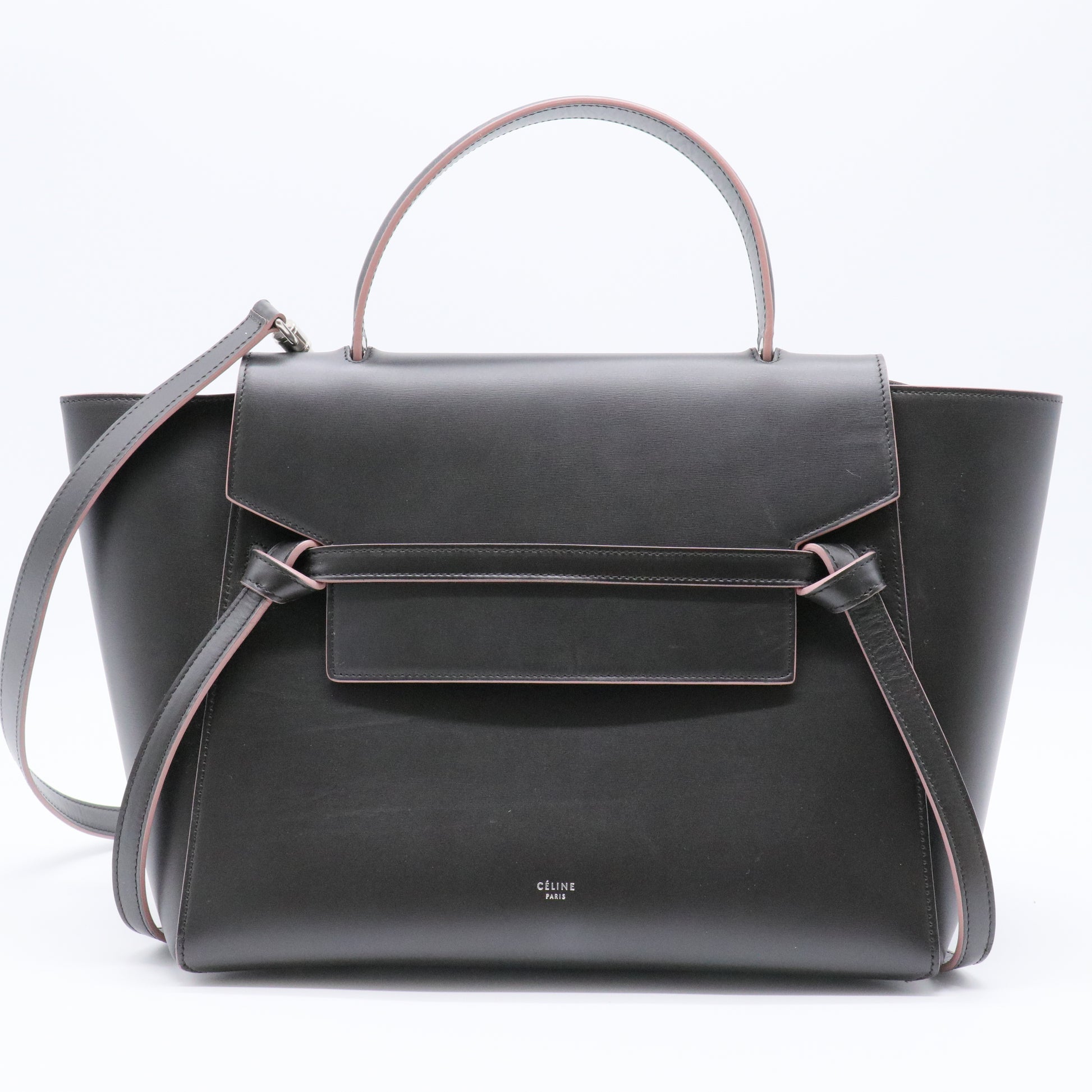 Palmelato Calfskin Mini Belt Bag Espresso