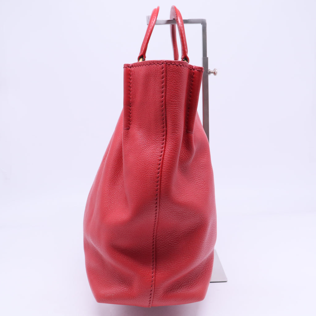 Enameled Metal Triangle Crossbody Bag B20539