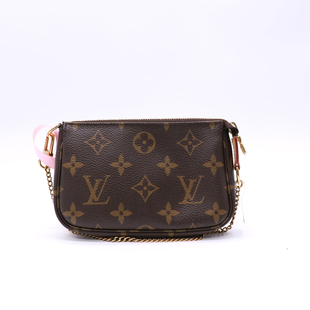 Mini Pochette Accessoires Brown Pouch Twins LDJ4738