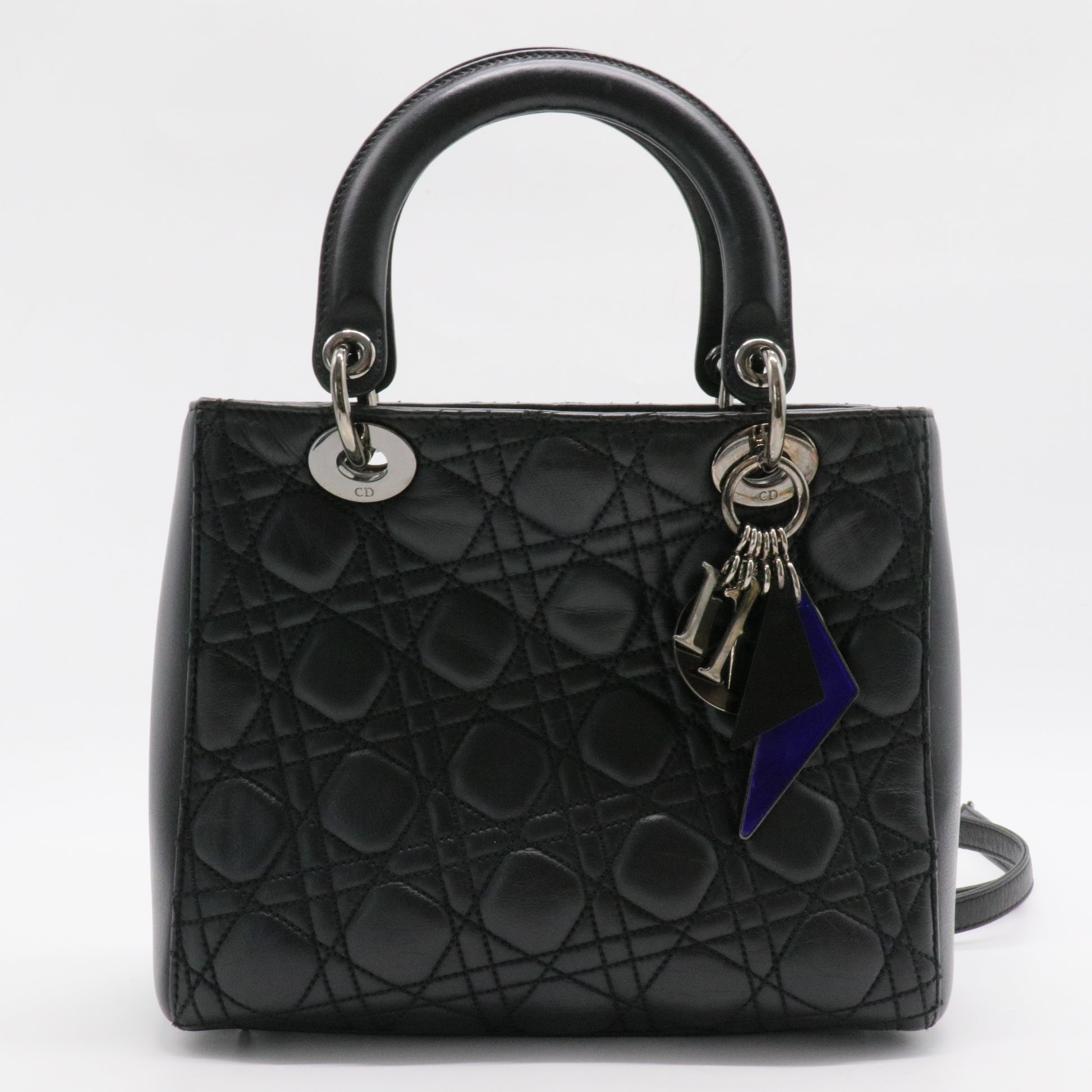 Lady Dior Bag Cannage Quilt Lambskin Medium