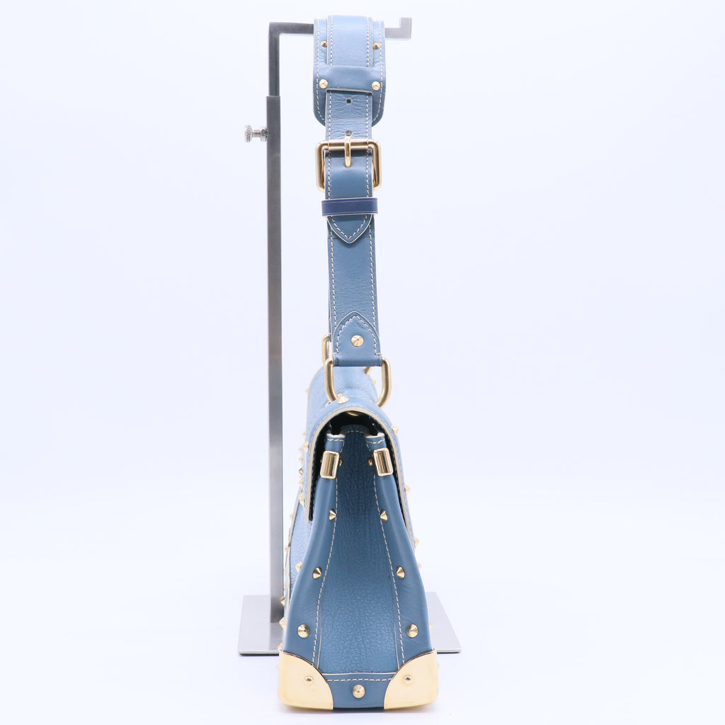 Louis Vuitton Light Blue Suhali Leather Le Talentueux Bag twins B12176