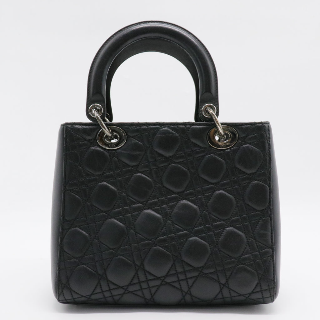 Lady Dior Bag Cannage Quilt Lambskin Medium