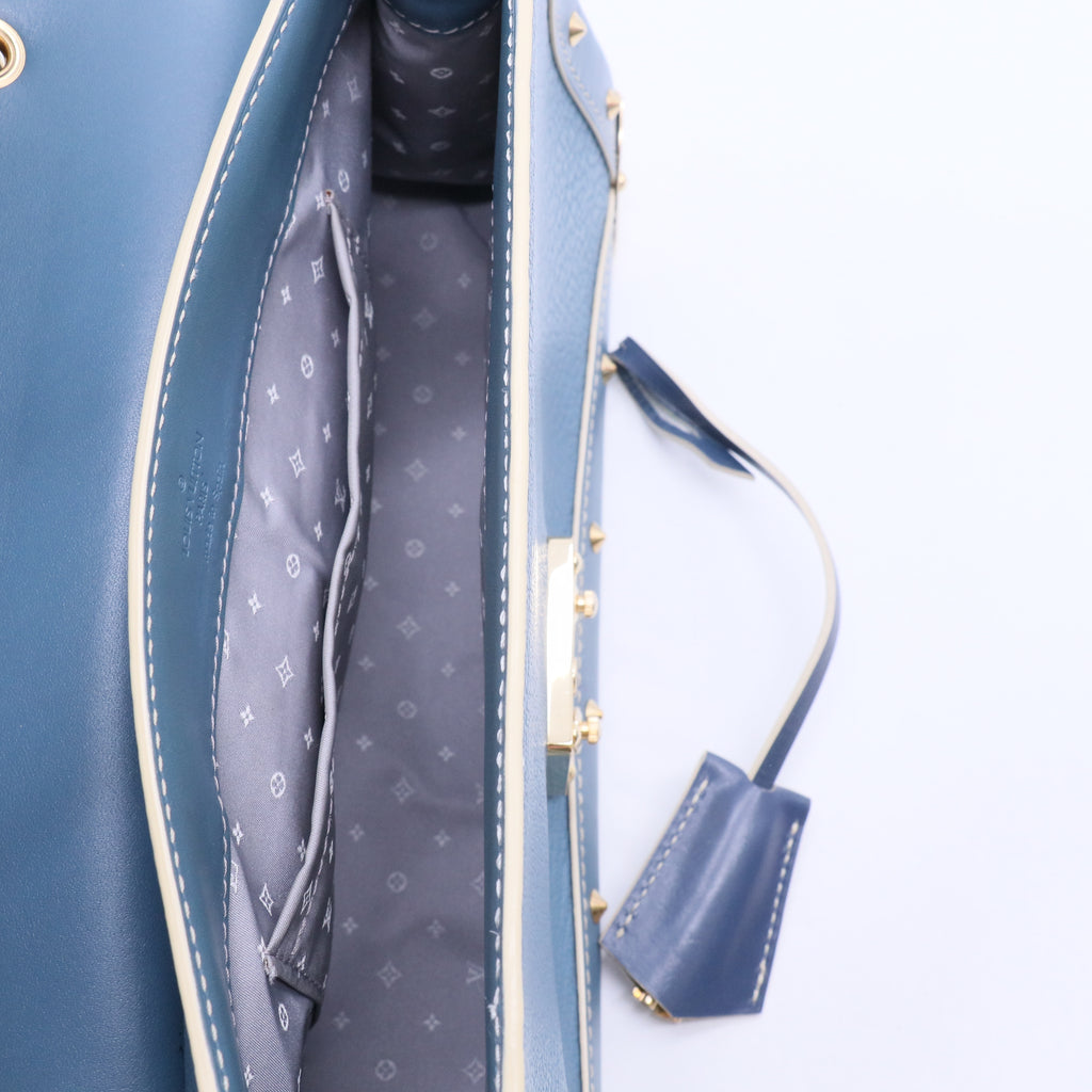 Louis Vuitton Light Blue Suhali Leather Le Talentueux Bag twins B12176