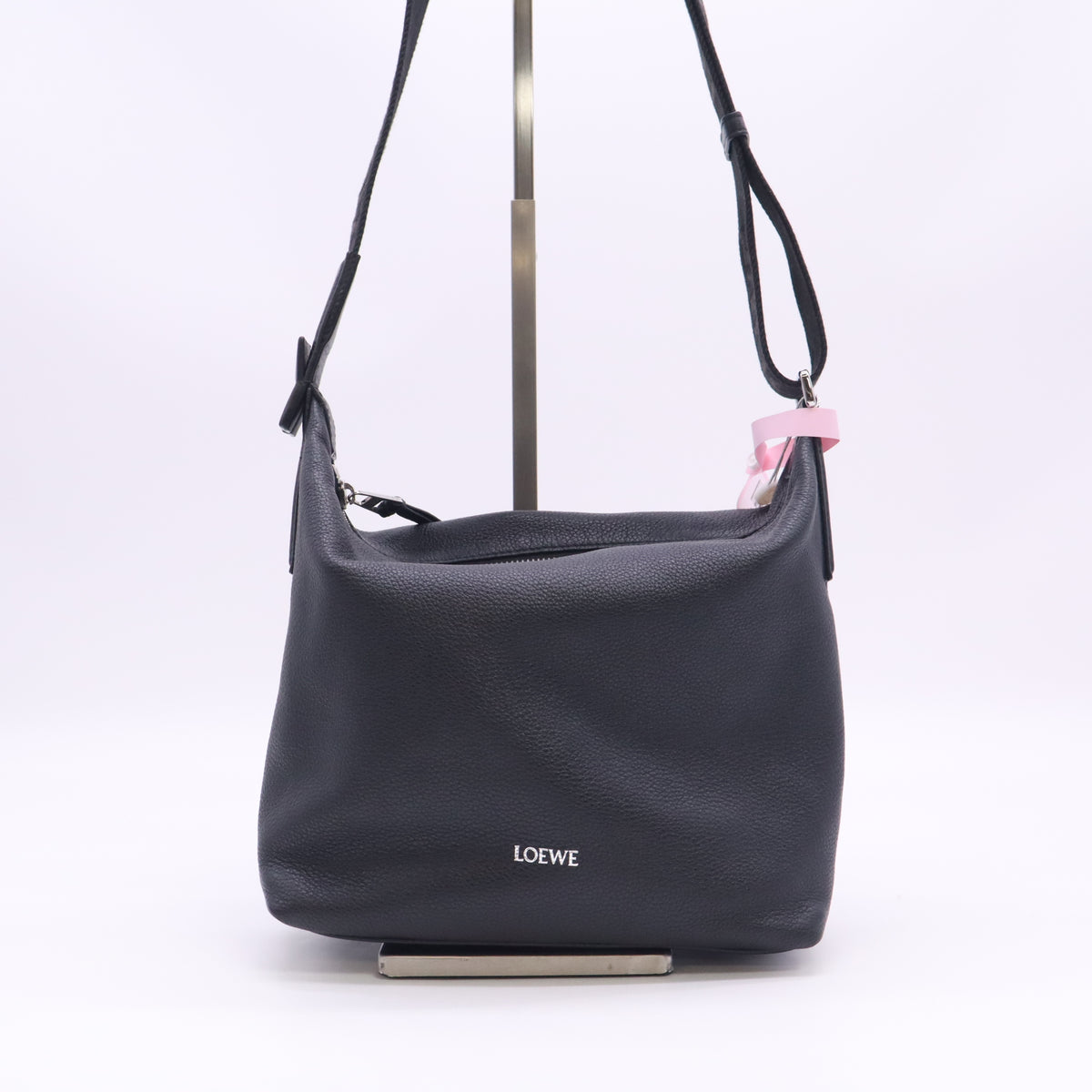 Loewe Small Cubi Crossbody Bag in Grained Calfskin twins LDJ6394