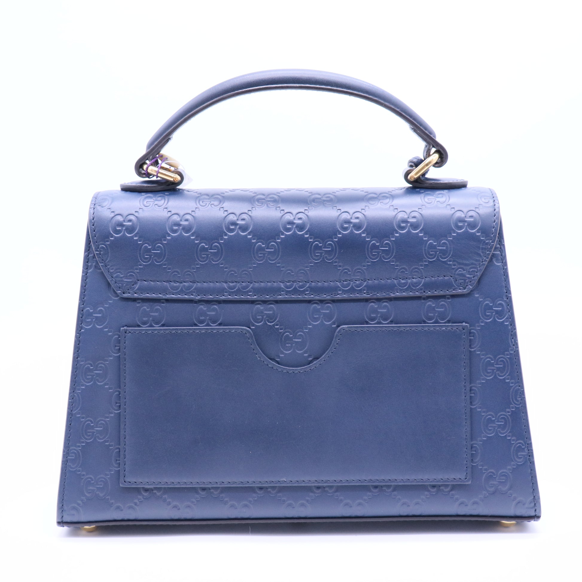 Gucci Padlock Top Handle Bag Guccissima Leather Small Twins LDJ2497