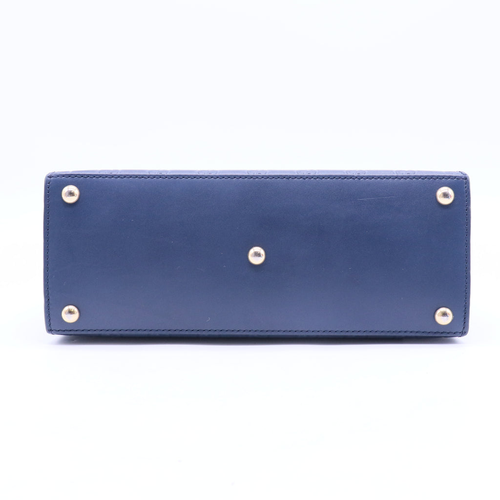 Gucci Padlock Top Handle Bag Guccissima Leather Small Twins LDJ2497