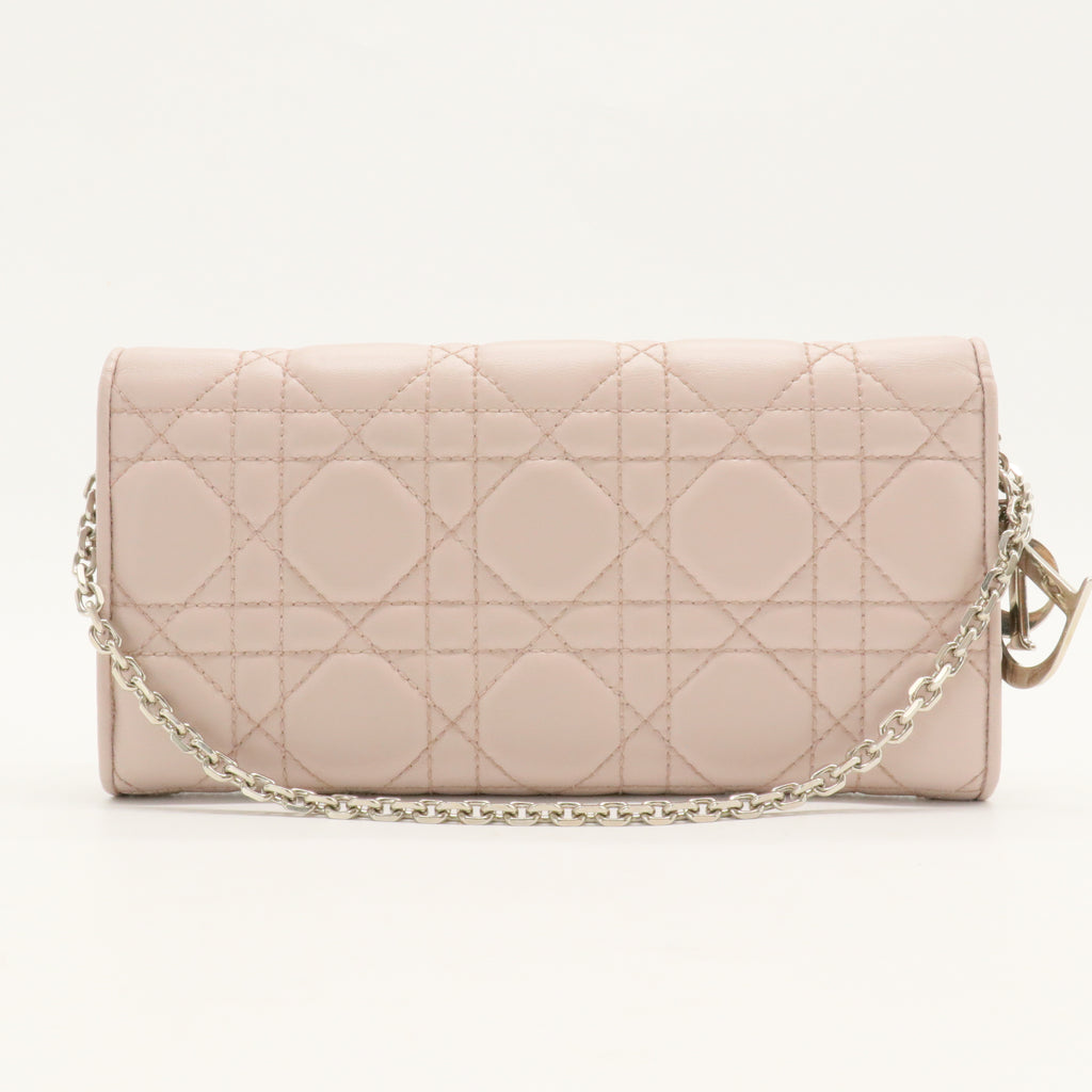 Lady Dior Croisiere Chain Wallet Cannage Quilt Lambskin