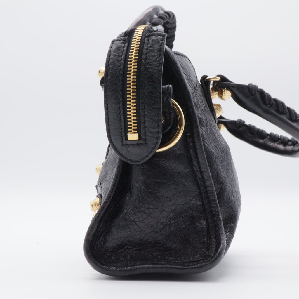 City Giant Studs Handbag Leather Mini twins