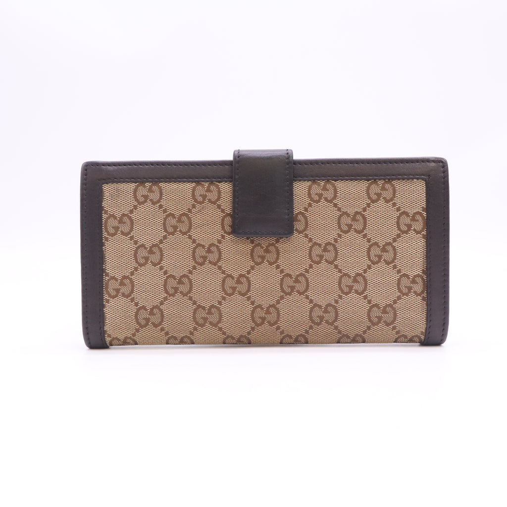 Gucci GG Canvas Interlocking G Continental Wallet W23343