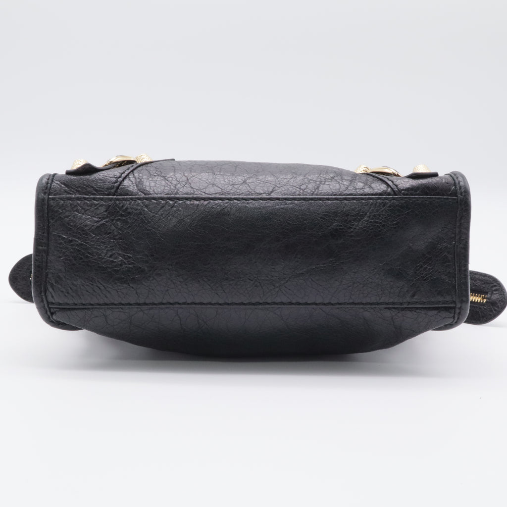 City Giant Studs Handbag Leather Mini twins