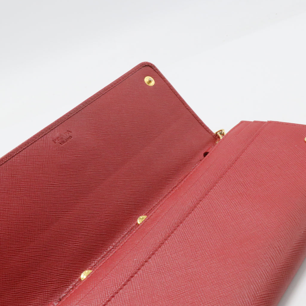 Saffiano Multicolor Continental Flap Wallet