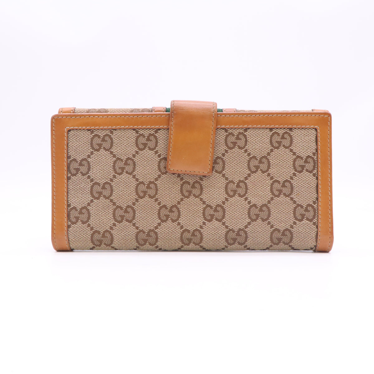 Gucci GG Canvas Web Continental Wallet W23340