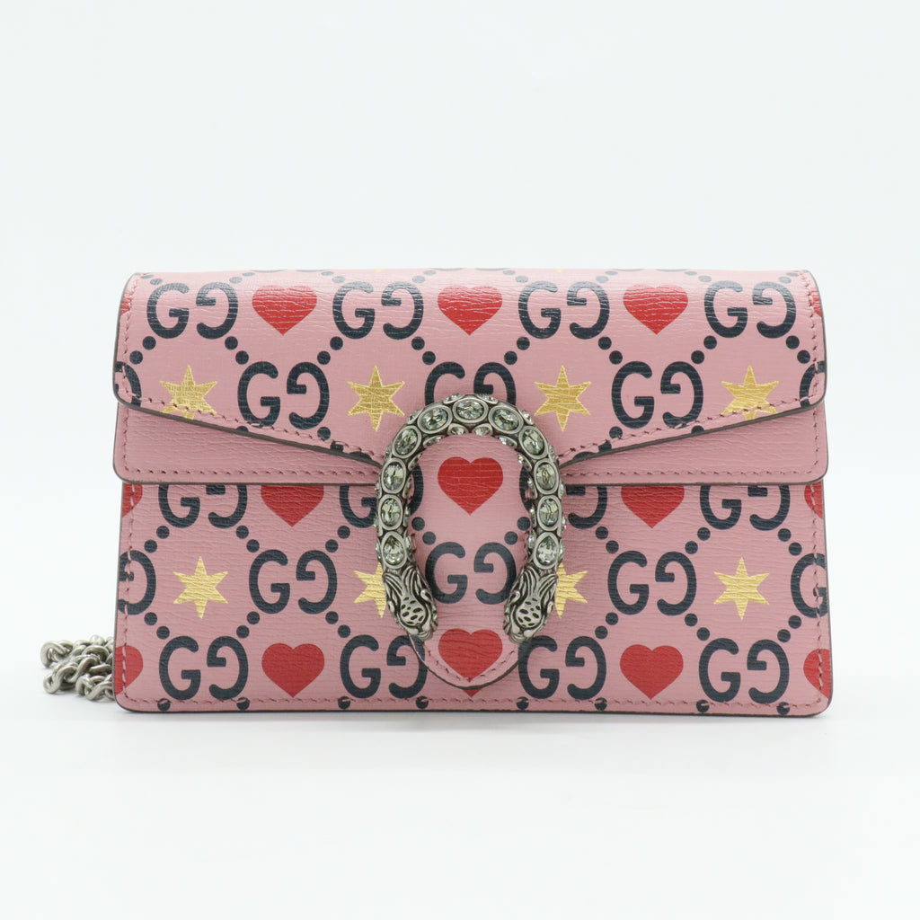 Dionysus Bag Limited Edition Valentines GG Printed Leather