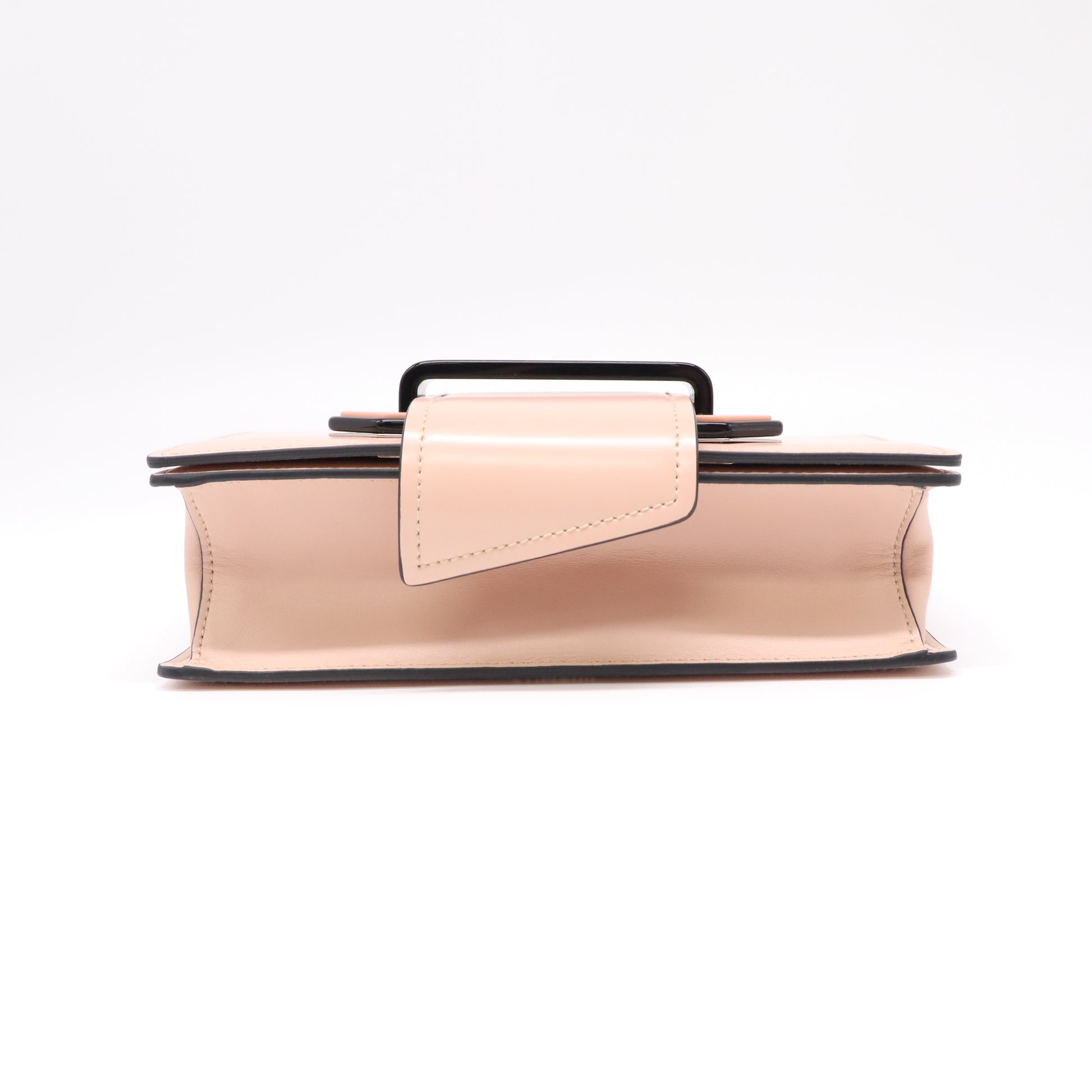 Prada City Calf Plex Ribbon Bag Pink Rosa Twins LDJ4723