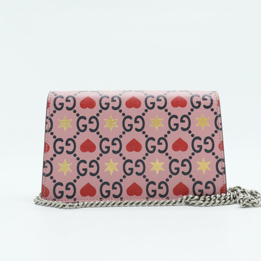 Dionysus Bag Limited Edition Valentines GG Printed Leather